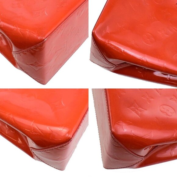 LOUIS VUITTON Read PM Hand Bag Monogram Vernis Patent Leather Red M91088 31YH134 - Picture 7 of 15